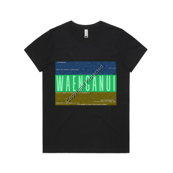 Waenganui | Middle - AS Colour Womens Maple Organic Tee Thumbnail