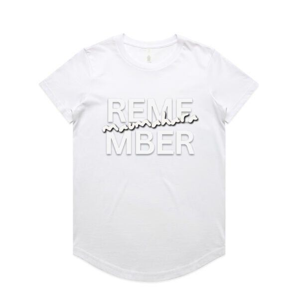 Maumahara | Remember - AS Colour Womens Maple Curve Tee Thumbnail