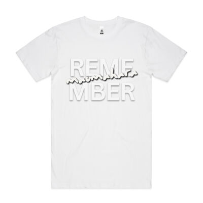 Maumahara | Remember - AS Colour Mens Block T shirt Thumbnail