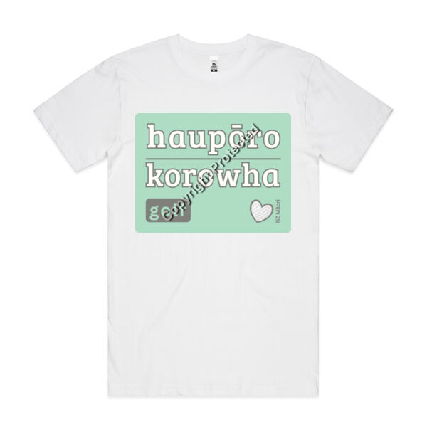 Haupōro or Korowha | Golf - AS Colour Mens Block T shirt Thumbnail