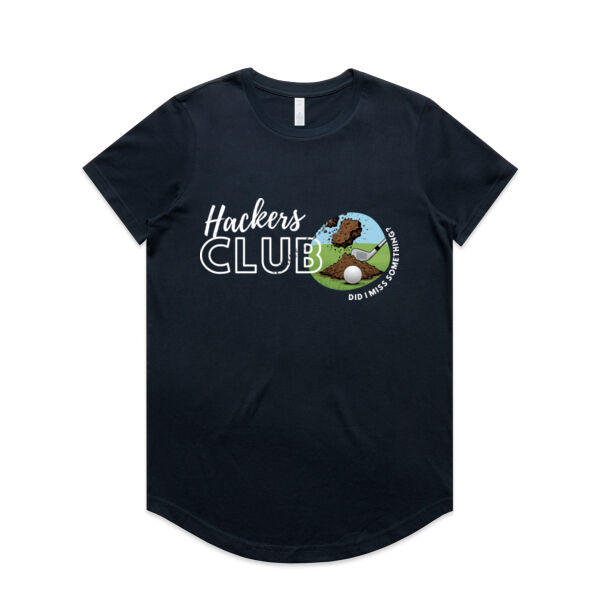 Hackers Club - AS Colour Womens Maple Curve Tee Thumbnail